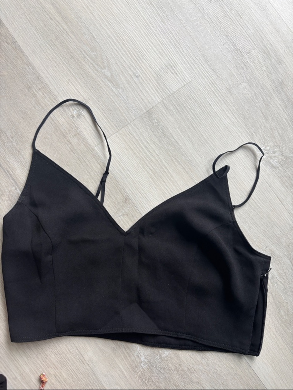 Wilfred black crop top